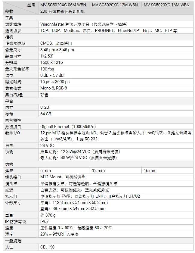 ?？礛V-SC5020XC-06M/12M/16M-WBN 200萬像素彩色智能相機參數(shù).png
